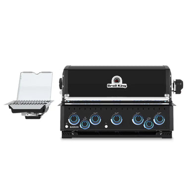 Broil King Baron 590 IR Shadow built-in gas grill, front view