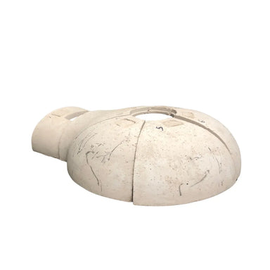 Internal refractory clay dome sections for the WPPO Tuscany DIY AD120 wood-fired pizza oven kit.
