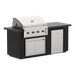 Videl Grills Alta84I Double Counter with Fridge