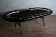 BBO Aces Pro Alpha in Black Suited Speed Cloth with Cupholders Angled