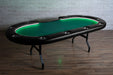 BBO Aces Pro Alpha in Green Suited Speed Cloth with Cupholders Angled