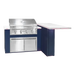 Videl Grills Alta 72L L Shaped BBQ Island with 36 inch Grill and Storage