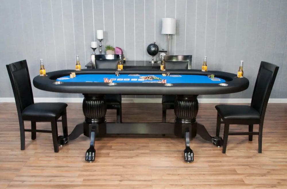 BBO Elite – 10 Player Oval Poker Table w/ Dining Top Option