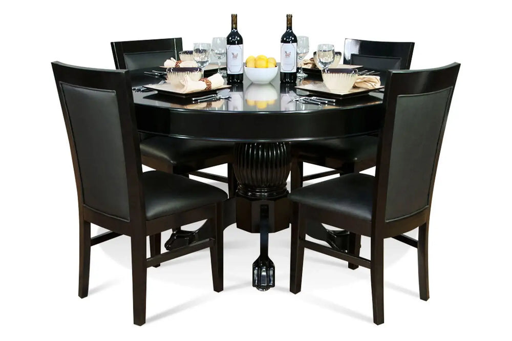 BBO Ginza Round – LED Poker Table for 8 with Dining Option