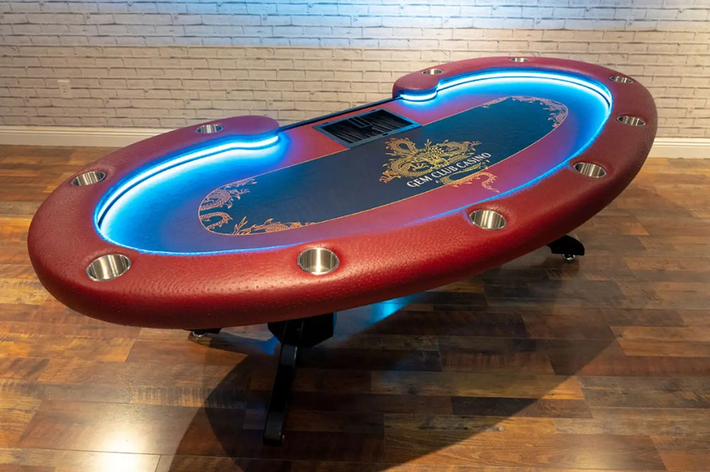 BBO Lumen HD – 10 Player LED Dealer Poker Table