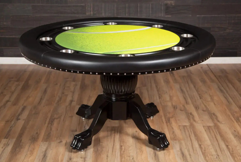 BBO Nighthawk – 8 Player Round Poker Table w/ Dining Top
