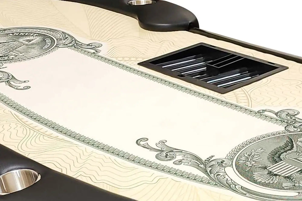 BBO Prestige Poker Table – Foldable 10 Player w/ Dealer Spot