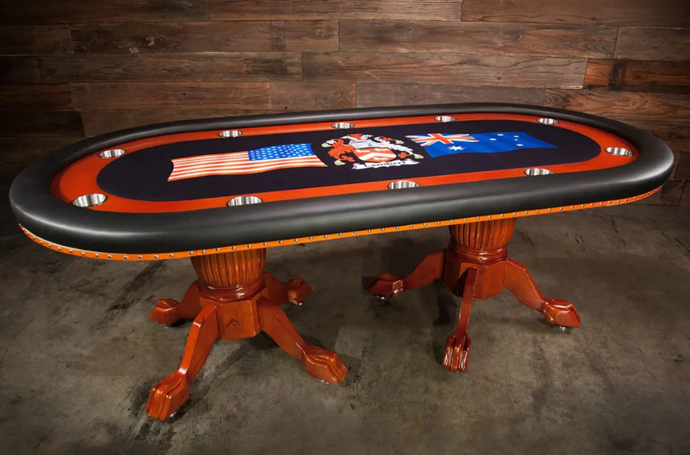 BBO Rockwell Convertible Poker & Dining Table – 10 Player