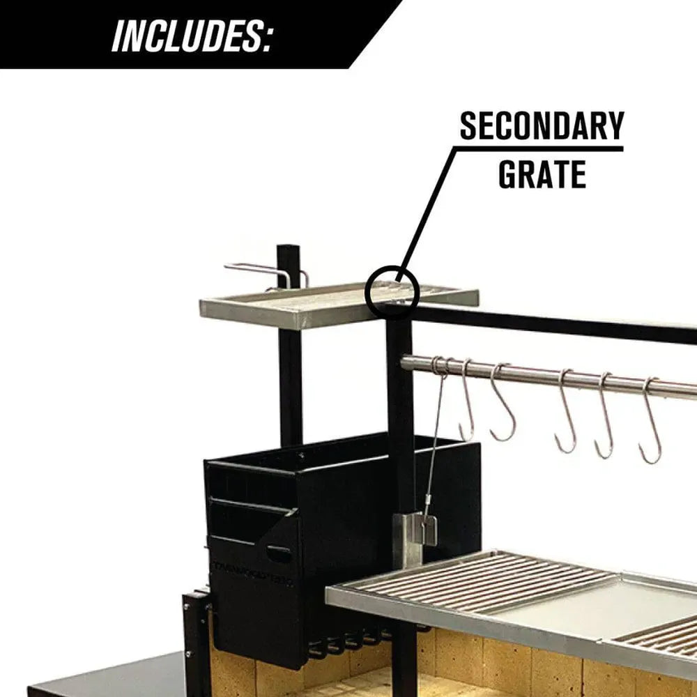 Tagwood BBQ03SI Santa Maria grill secondary grate accessory detail