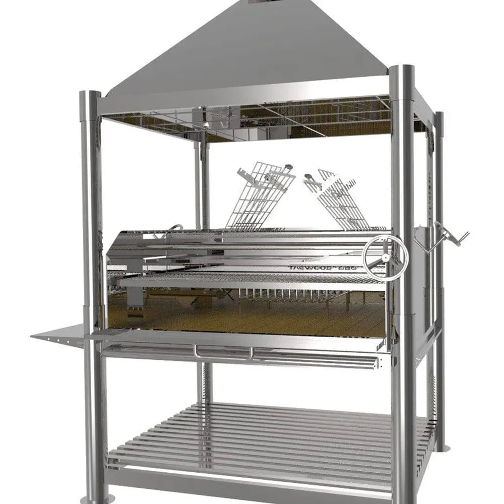 Tagwood BBQ BBQ22SS Gaucho Grill, Dual Clamp Asador