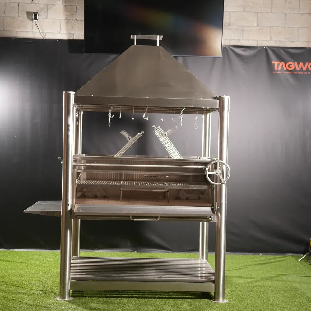 Tagwood BBQ BBQ22SS Gaucho Grill, Dual Clamp Asador