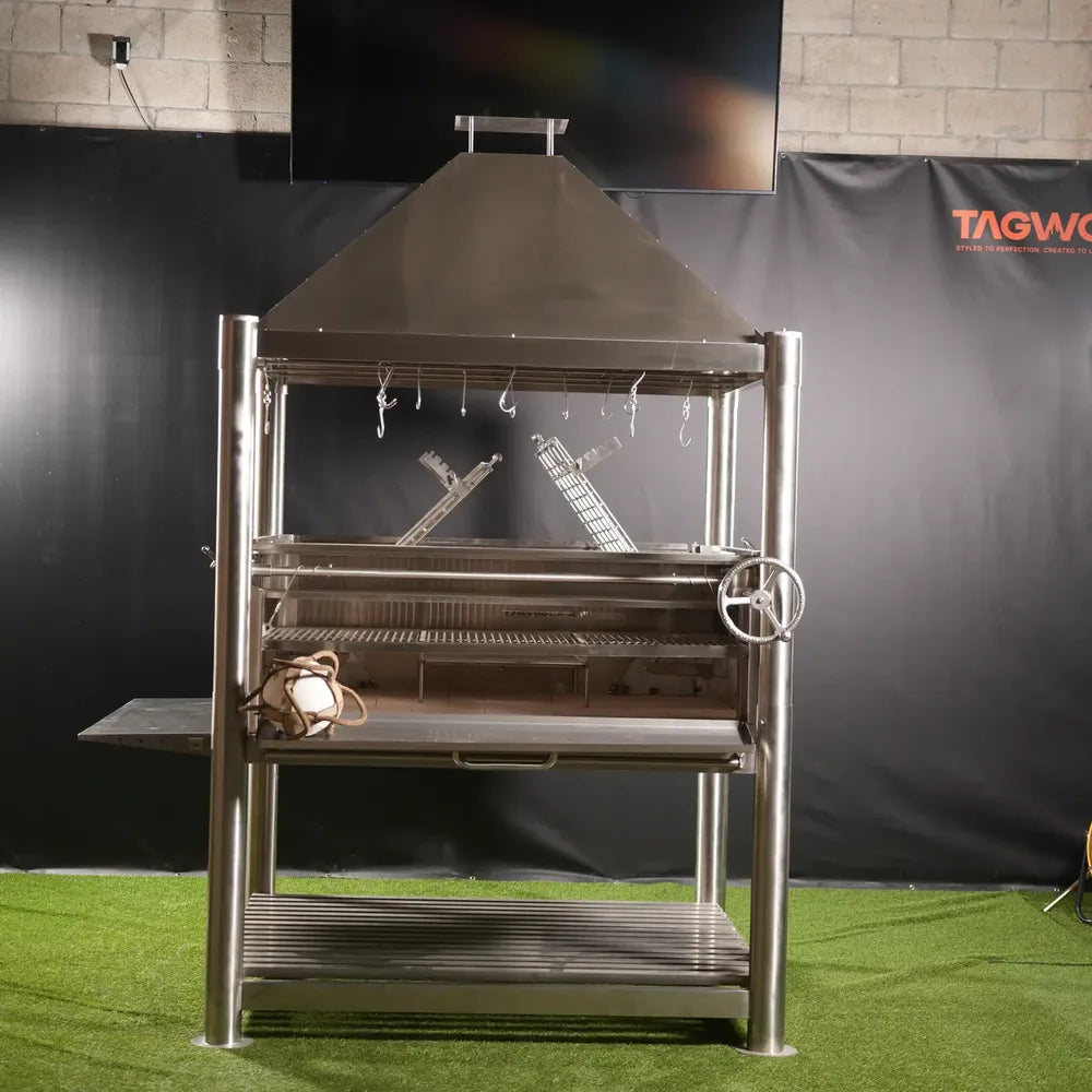 Tagwood BBQ BBQ22SS Gaucho Grill, Dual Clamp Asador