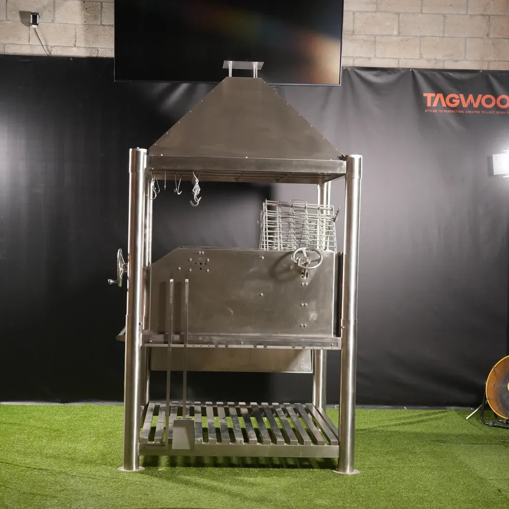 Tagwood BBQ BBQ22SS Gaucho Grill, Dual Clamp Asador