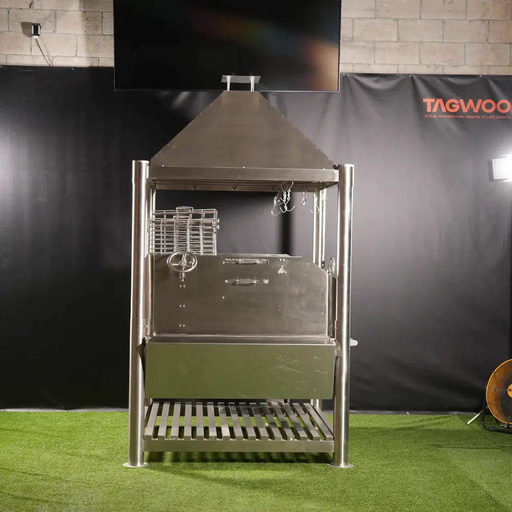 Tagwood BBQ BBQ22SS Gaucho Grill, Dual Clamp Asador