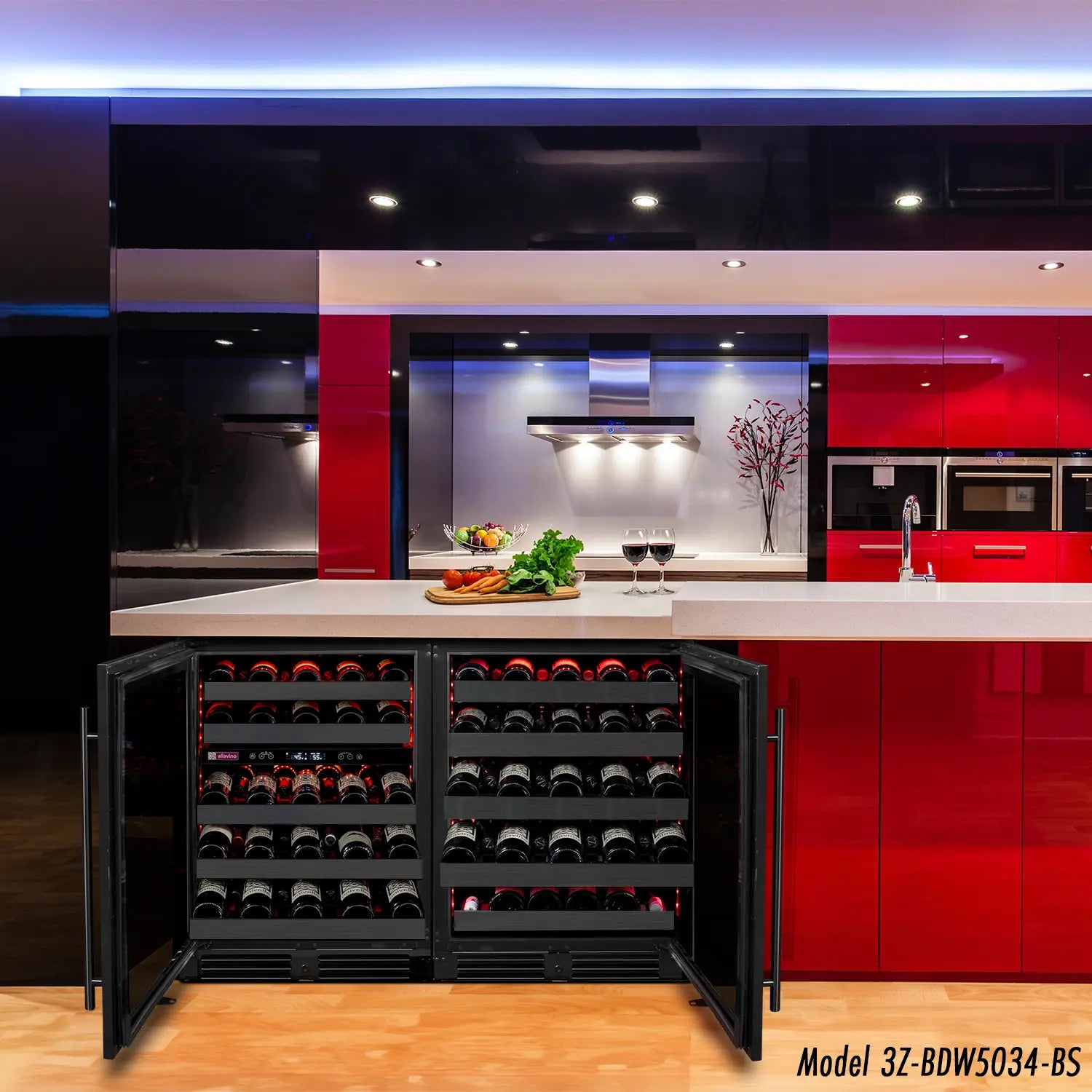 Allavino BDW5034 Side by Side Wine Refrigerator Built in Example