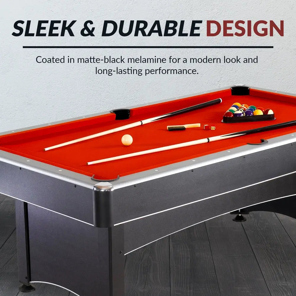 Hathaway Maverick 7-ft Pool Table – Billiards & Table Tennis