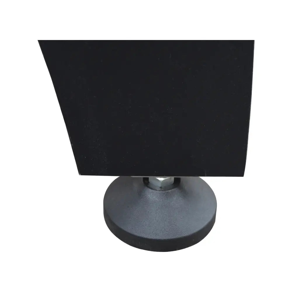Close-up of adjustable leg leveler on Silverstreak air hockey table, ensuring balance and stability on uneven floors.