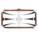 Hathaway Brentwood Air Hockey Table, overhead view of playfield and digital electronic scorer.