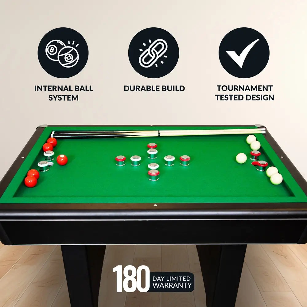 Hathaway Renegade 54-in Bumper Pool Table – Slate Playfield