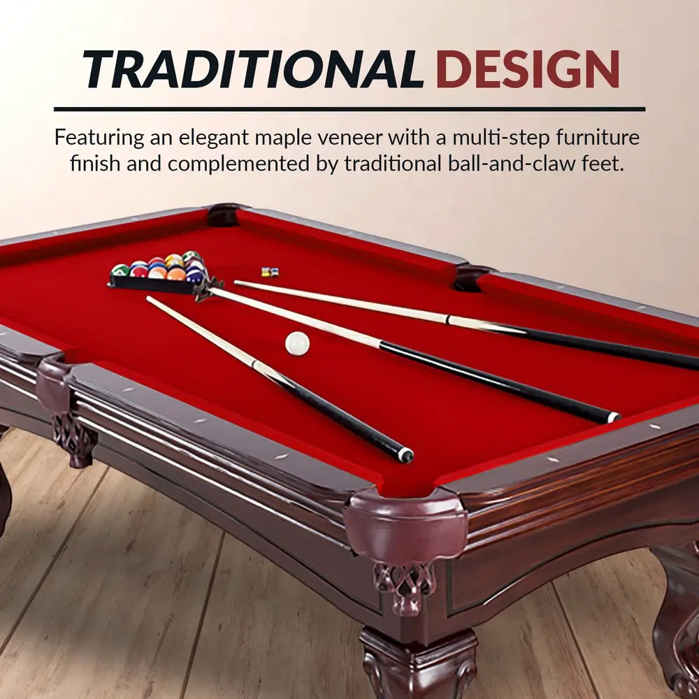Hathaway Augusta 8-ft Non-Slate Pool Table