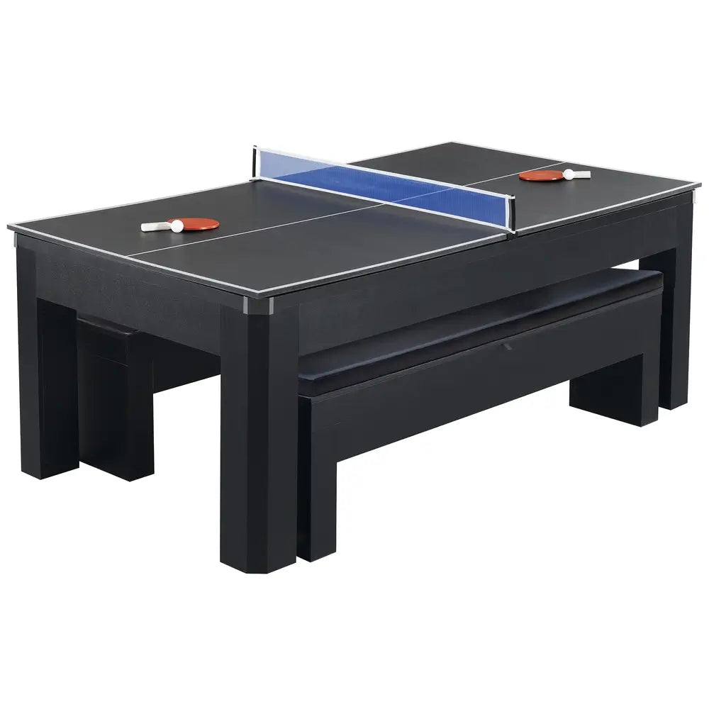 Hathaway Park Avenue 7-ft Pool Table – Dining Combo Set