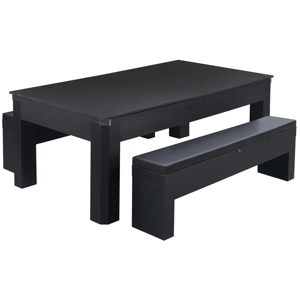 Hathaway Park Avenue 7-ft Pool Table – Dining Combo Set