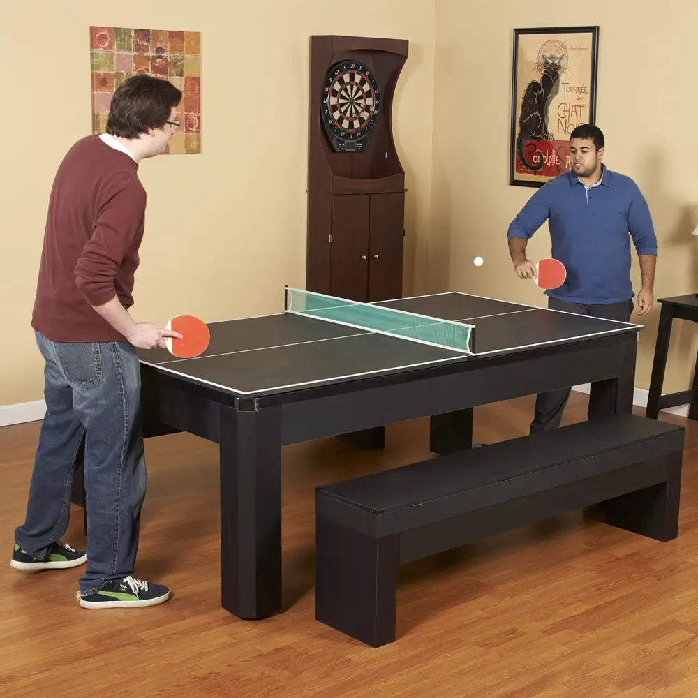 Hathaway Park Avenue 7-ft Pool Table – Dining Combo Set