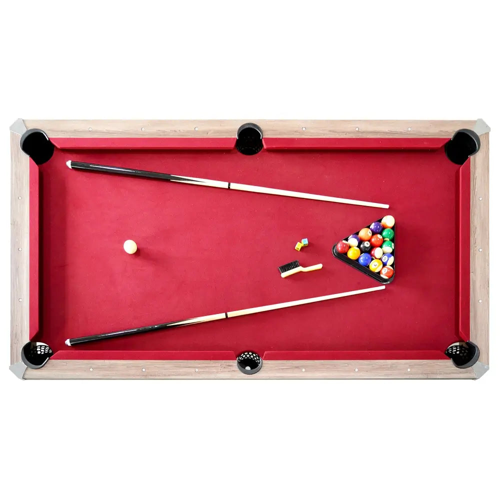Hathaway Newport 7-ft Pool Table Combo – Dining & Benches