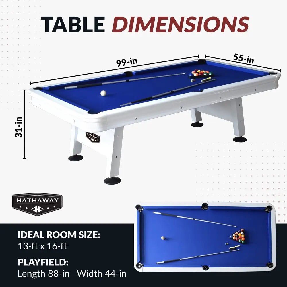 Hathaway Alpine Outdoor Pool Table