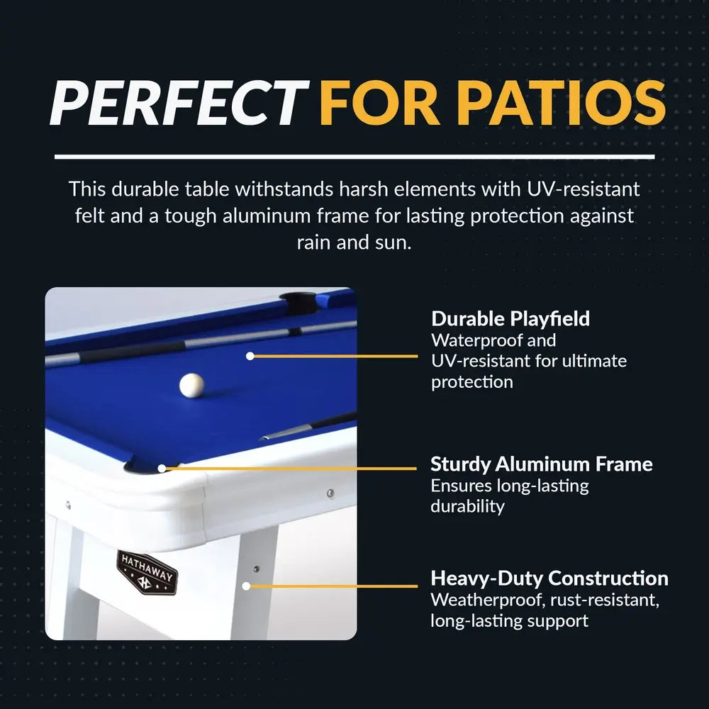 Hathaway Alpine Outdoor Pool Table