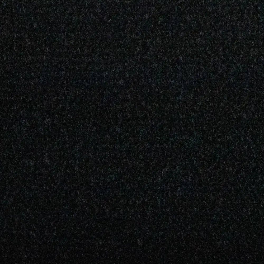 Close-up texture of the black padded gutter on the Hathaway Montecito 12-ft Shuffleboard Table – Driftwood, designed for noise reduction and indoor play comfort.