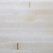 Close-up of the poly-coated birch wood playfield on the Hathaway Montecito 12-ft Shuffleboard Table – Driftwood, designed for smooth and fast puck action.