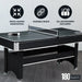 Table tennis setup on Hathaway Spartan 6-ft Pool Table with Table Tennis Top, highlighting its durable build, space-saving design, and included net, paddles, and ball accessories.