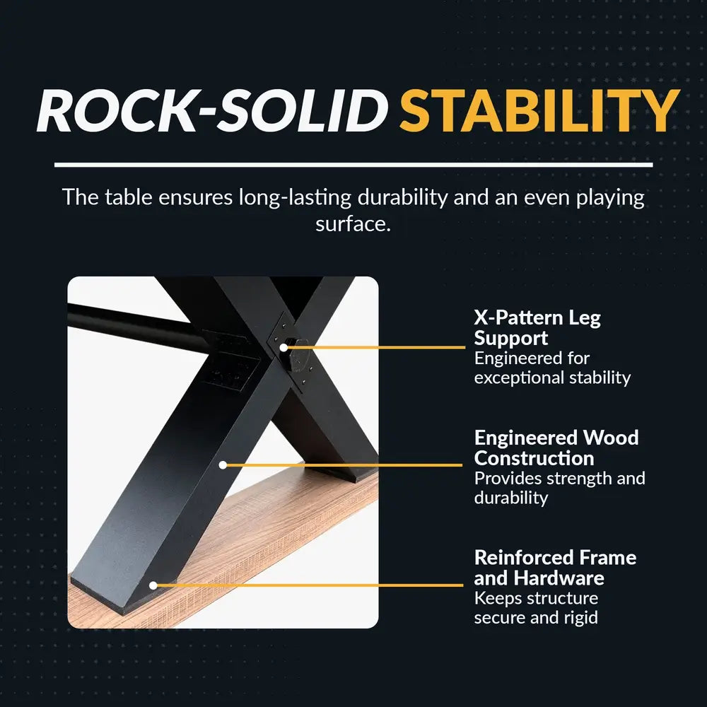 Hathaway Excalibur 7-ft Pool Table – Rustic Farmhouse Style