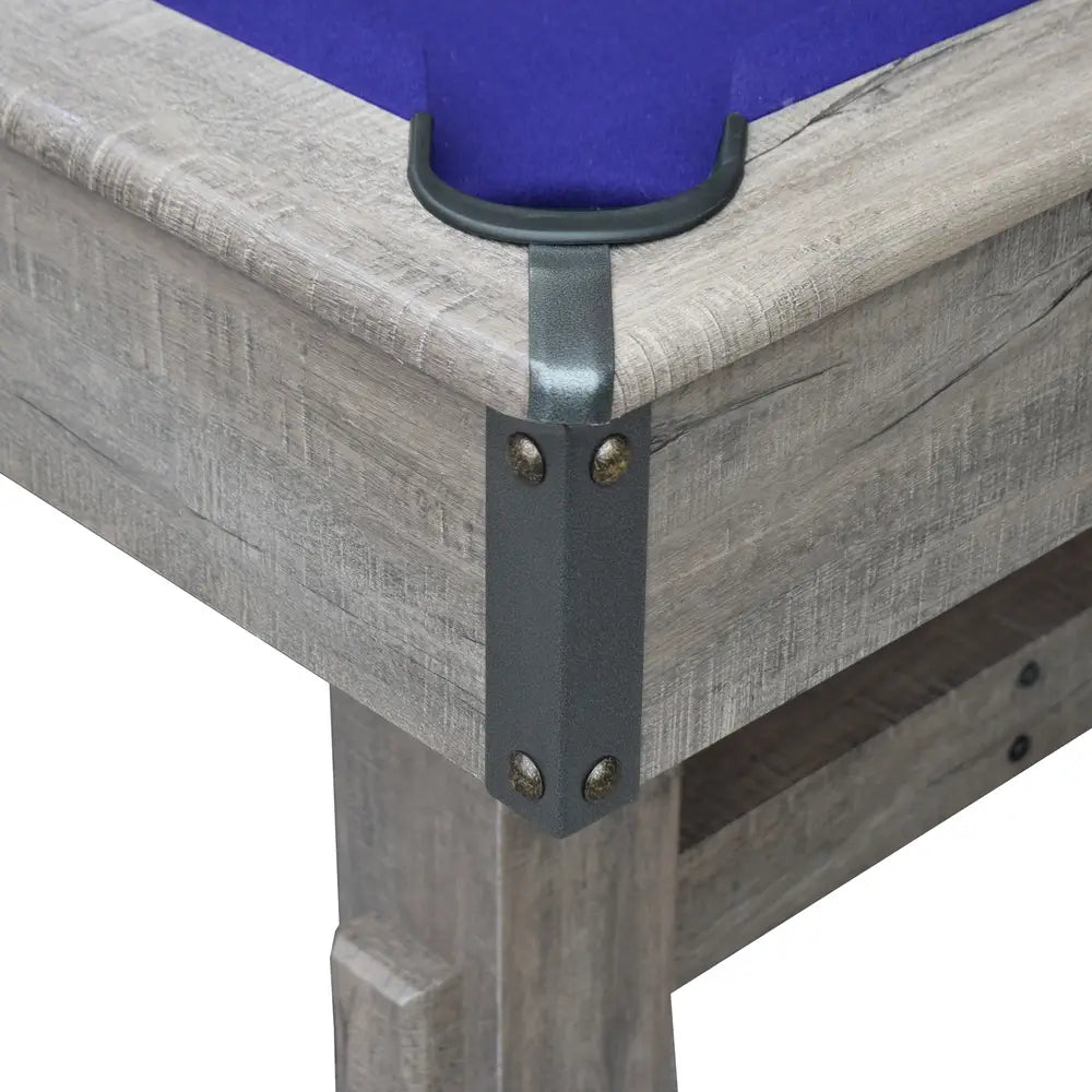 Hathaway Logan 7-ft Pool Table – Rustic Barnwood Combo