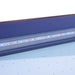 Detailed view of the LED light strip integrated along the side of the Hathaway Phantom II air hockey table, enhancing visibility and adding a modern visual effect during gameplay.