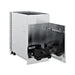 Broil King outdoor kitchen cabinet with a dedicated pull-out drawer for secure and easy-access propane tank storage.