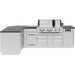 Broil King Imperial QS 690i built-in gas grill head featuring dual cooking chambers and integrated iQue smart technology.