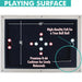 Freetime Fun Baddah Bing Playing Surface: High-quality felt for True Ball Roll and Premium K-66 Cushions