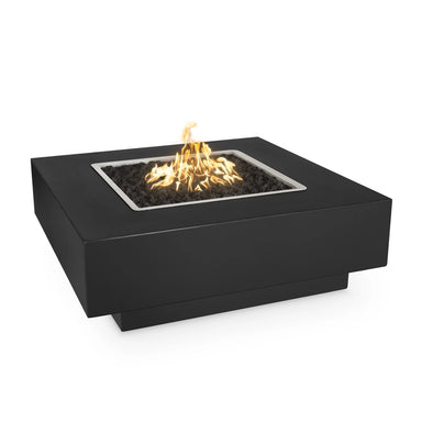 The Outdoor Plus Cabo Square Fire Pit Black
