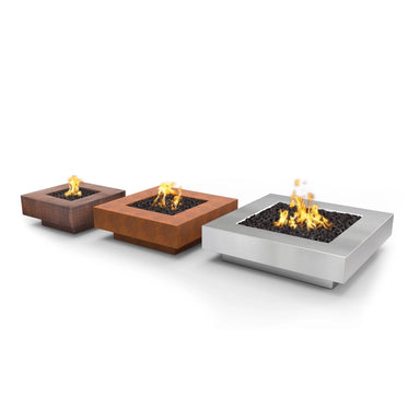 The Outdoor Plus Cabo Square Fire Pit Collection