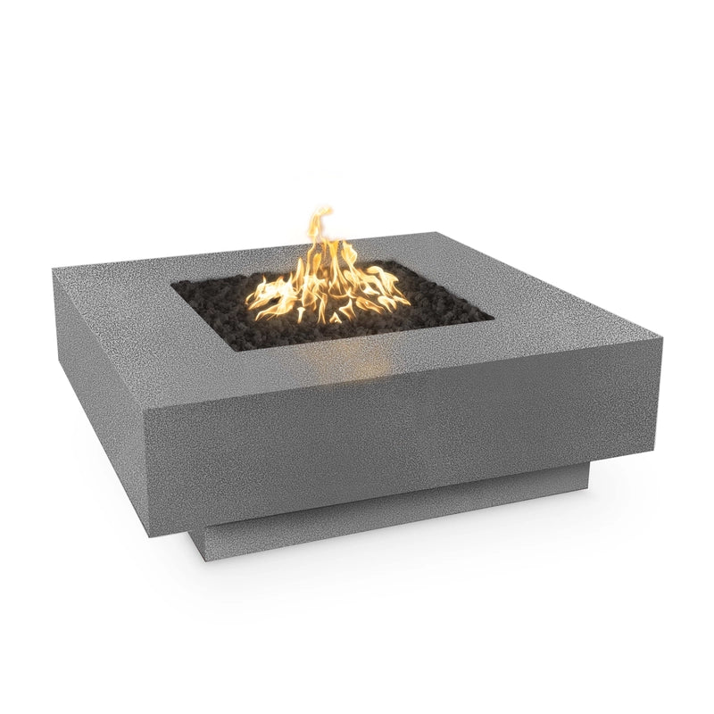 The Outdoor Plus Cabo Square Fire Pit Silver Vein