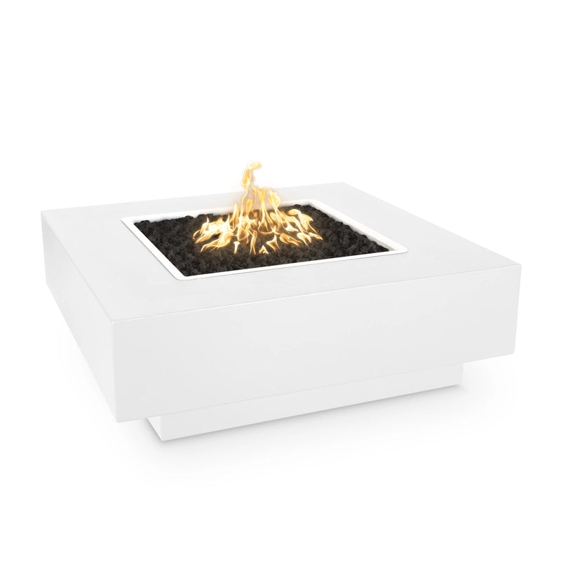 The Outdoor Plus Cabo Square Fire Pit White