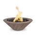 The Outdoor Plus Cazo Wood Grain Fire Bowl - GFRC Finish Oak