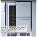 Sunstone SCC4SPEL/SCC4SPER 4" partition panels shown with fridge options; removable top counter rail/support beam for taller outdoor appliances.