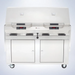 Diamond 48 Closed-Base Electric Grill - Front View Closed Lid