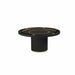 Deluxe Round Poker Table by Arts Gameroom Ebony Black