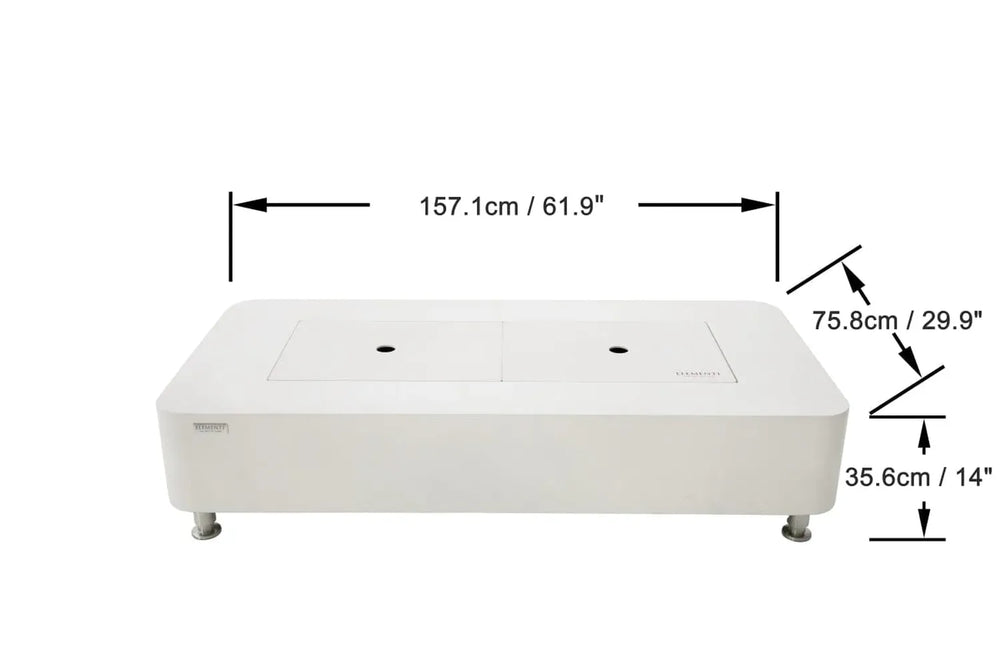 Elementi ECG01CW Sydney Ethanol Fire Table, 23k BTU