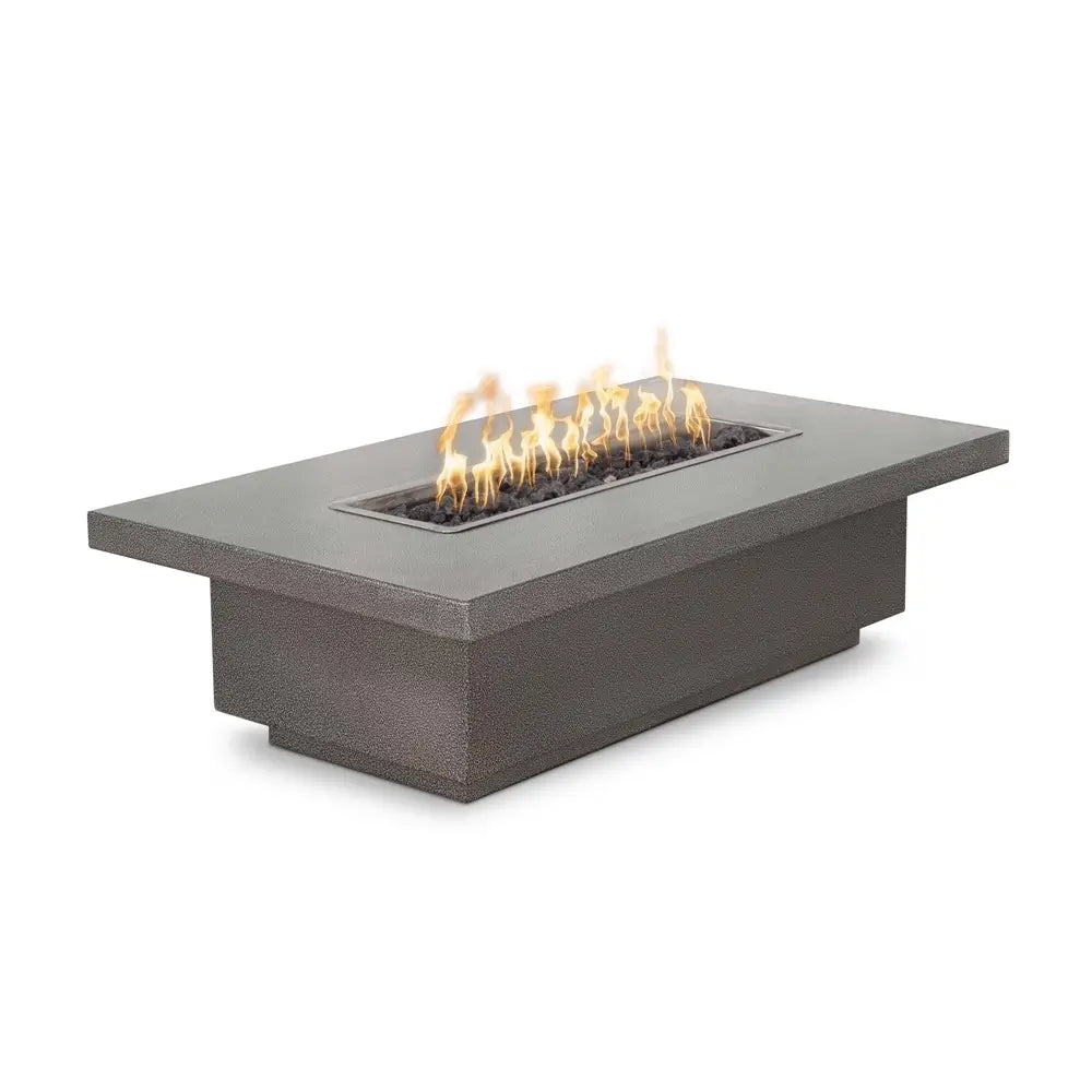 The Outdoor Plus Fremont 15" Powder Coat Fire Pit - Silver Vein