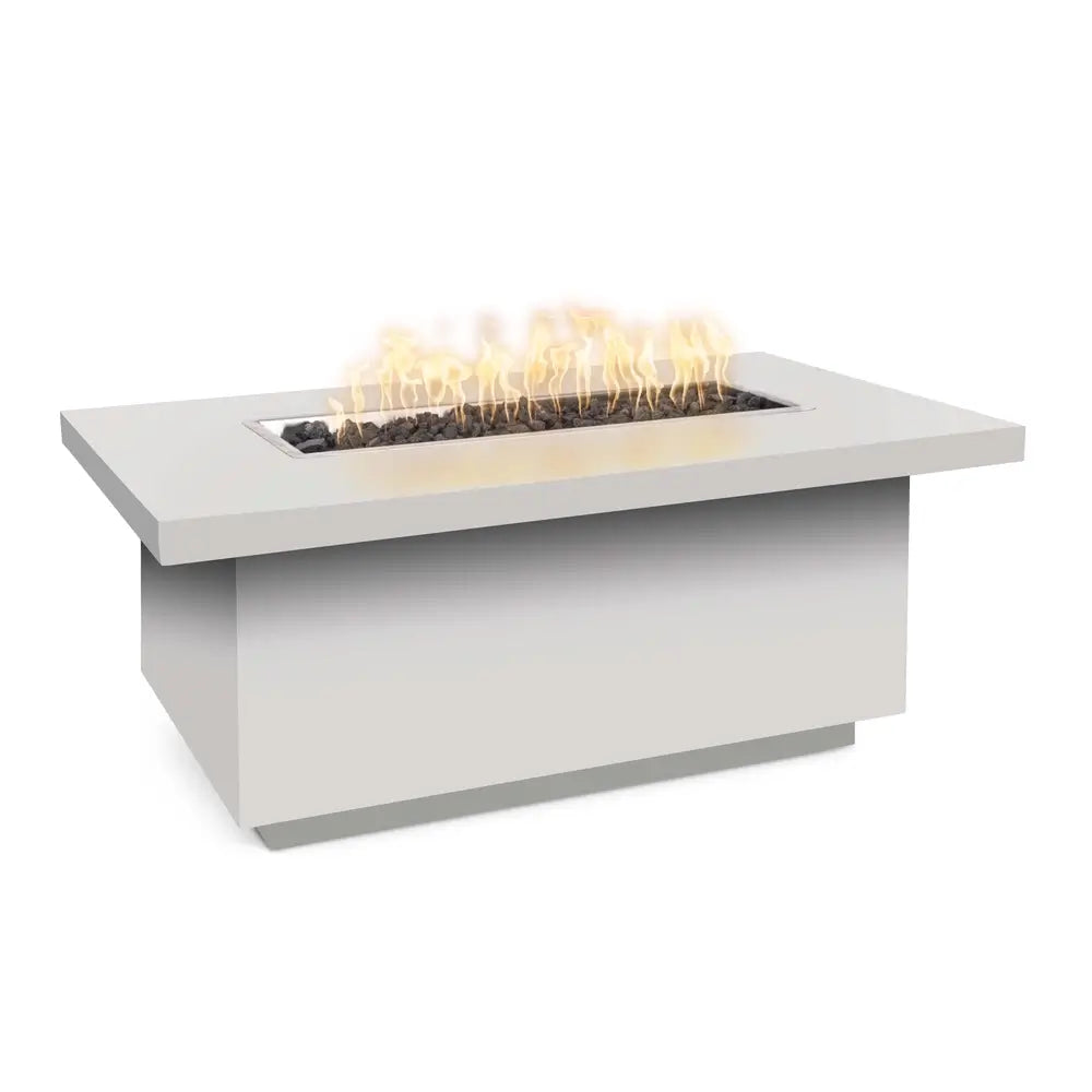 The Outdoor Plus Fremont 24" Powder Coat Fire Pit - White